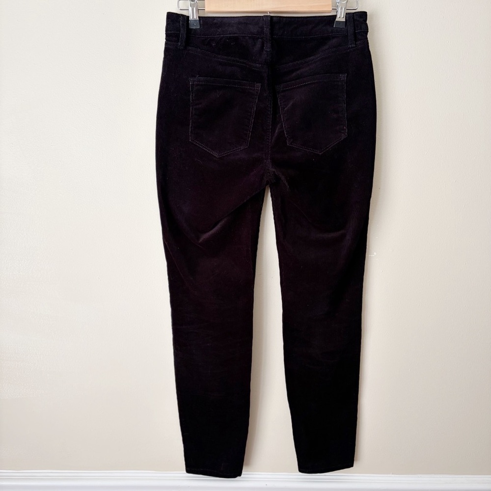Talbots | Corduroy Jegging Pants Ribbed Mid Rise Skinny Fit Black 2P Petite - Picture 4 of 6